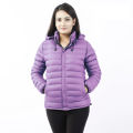 Moonstar Silicon 3 Layered Design Long Sleeves Windproof Winter Jacket For Women - Multicolor - Fashion. 