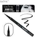 Technic Skinny Felt Tip Liquid Eye Liner-Black. 