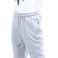 Grey Color Cotton Side Pocket Design Joggers For Men. 