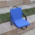 Outdoor Square Chair Cushion Stadium Cushion Beach Chair with Backrest Camping Hiking. 