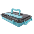 Plastic 4 Pots Lunch Box, 500 mL. 