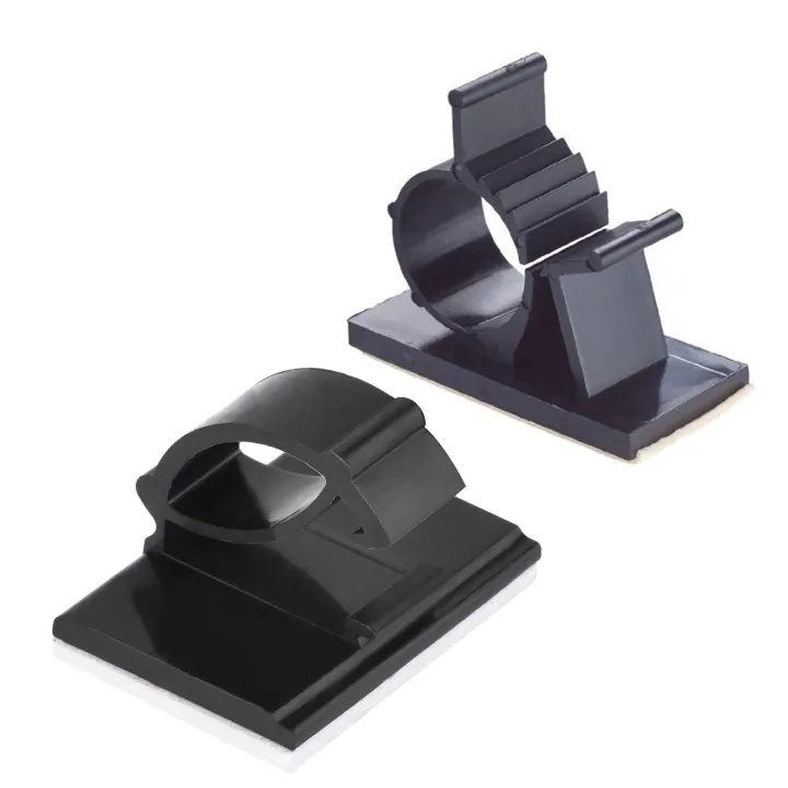 fasdaga%2020Pcs%20Black%20Adjustable%20Plastic%20Cable%20Clamps%20Self%20Adhesive%20Car%20Cable%20Clips%20Wire%20Organizer%20&%2050%20Pcs%20Self%20Adhesive%20Cable%20Clamp%20Plastic%20Rectangular%20Cable%20Clips%20-%20Image%204