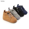 Wenefang Baby Shoes Boys Girls High Top Casual Soft Luxury Sole Newborn Toddler Sports 0-18 Months. 