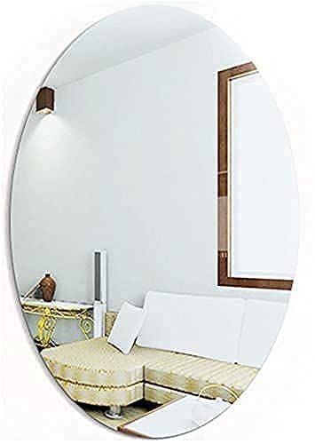 Self Adhesive Acrylic Plastic Wall  Mirrors 40 * 60 cm (Silver)