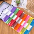 Large Capacity PVC Bag Waterproof File Organizer A5 File Folders Envelope Folder Document Bag. 