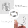 (GGBR) 3mm Aluminium Wire 10M Craft Silver Wire for Jewellery Making Clay Modelling Bonsai and Model. 