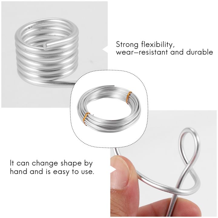 (GGBR)%203mm%20Aluminium%20Wire%2010M%20Craft%20Silver%20Wire%20for%20Jewellery%20Making%20Clay%20Modelling%20Bonsai%20and%20Model%20-%20Image%204