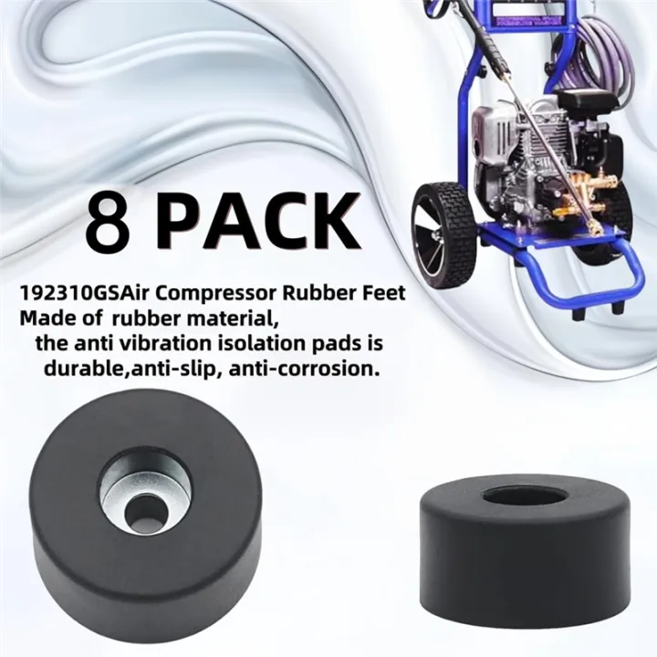 8%20PACK%20192310GS%20Air%20Compressor%20Isolator%20Pads%20094-0026%20E106661%20for%20Many%20Compressors%20Generators%20Pressure%20Washers%20-%20Image%204