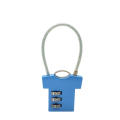 4 Color Metal Luggage Lock Easy-To-Use Zinc Alloy 83 * 38mm Steel Wire Padlock Password Travel Lock for Suitcases Backpacks Gym Lockers School Lockers Travelers. 
