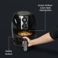 Prestige PAF 4.0 Electric Air Fryer with Temperature and Timer Control (Black, 1400 Watt, 4.5-Litres). 