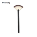 Wenefang 1pc Cosmetic Applicator Tools Soft Fiber for Glycolic Peel Mask Fashion Wooden Handle Fan Brushes Facial Brushes Soft Makeup Brush. 