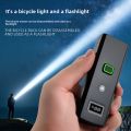 New Sensor Digital Bicycle Headlight 2000mAh Battery 3 Modes Bicycle Light IPX4 Waterproof Type C Bike Headlight MTB Road Cycling. 