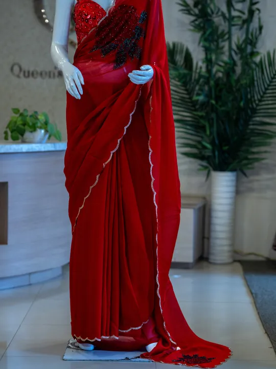 Laliguras%20Sarawaski%20Worked%20Red%20Saree%20-%20Image%204