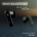 Gravity Bassbuds MAX | App Support | 6EQ Modes | ANC | ENC |40 Hours | 13MM | Bluetooth 5.3 | True Wireless Earbuds. 