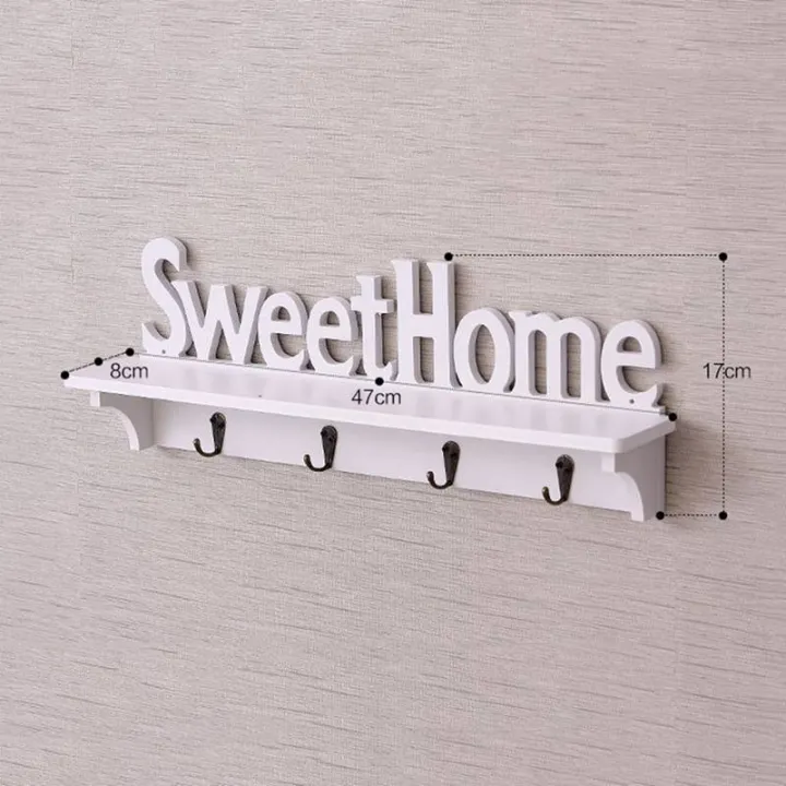 New%20elegant%20wooden%20garden%20wall%20hollow%20pierced%20shelf%20wall%20rack%20English%20"Sweet%20Home"%20bookshelf%20home%20decor%20%20props%20-%20Image%208