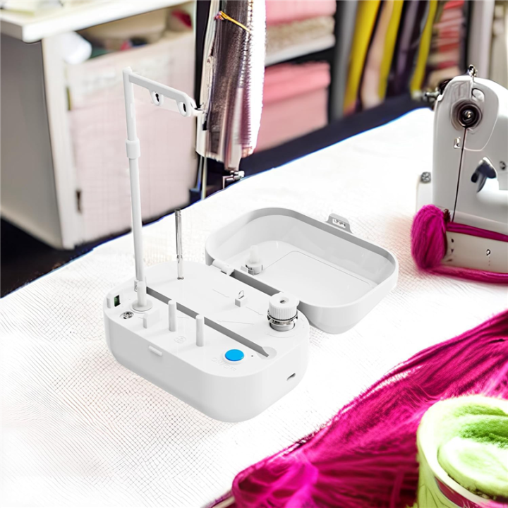 Automatic%20Bobbin%20Winder%20Large%20Spool%20Thread%20Holder%20White%20with%20Auto%20Stopper%20for%20Sewing%20Machine%20Thread%20Winding%20Use%201%20PCS%20-%20Image%202