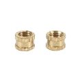 M3 x 3mm Female Thread Brass Knurled Threaded Insert Embedment Nuts 300PCS. 