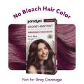 Paradyes No Bleach Berry Plum Glossy Hair Tint - Ammonia-Free for Natural Black Hair, Includes Anti-Fade Conditioner for Long-Lasting Shine, 1 Count. 