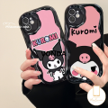 VONDA MissConnie For Tecno Spark 10C Go 2023 2024 10 Camon 20 Infinix Hot 10Lite 20i 8 30i Hot 12 30 9 10 11 20 10T Play Note 12 G96 30 Pro Smart 7 5 6 Plus Fashion Creative Cartoon Cute Blush Black Pink Kuromi Soft Cover Affordable. 
