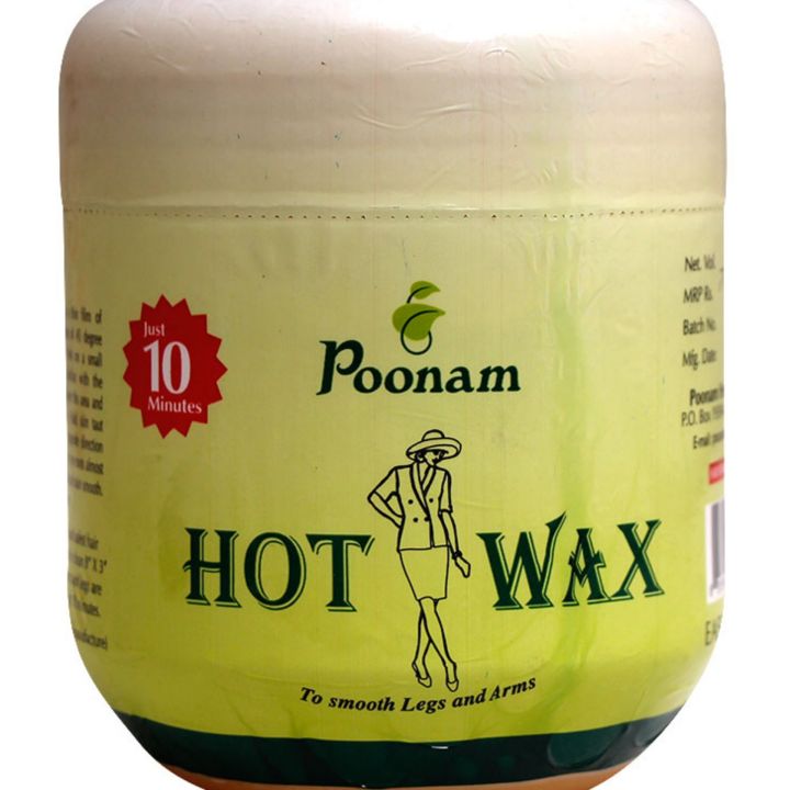 Poonam Hair Removing Hot Wax For All Skin Types - 700 Gms