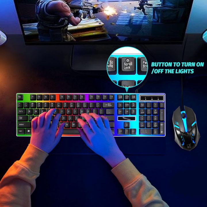 Computer%20Gaming%20Keyboard%20and%20Mouse%20Combo%20LED%20Lights%20Wired%20USB%20Working%20Keyboard%20Mouse%20Set%20-%20Image%202
