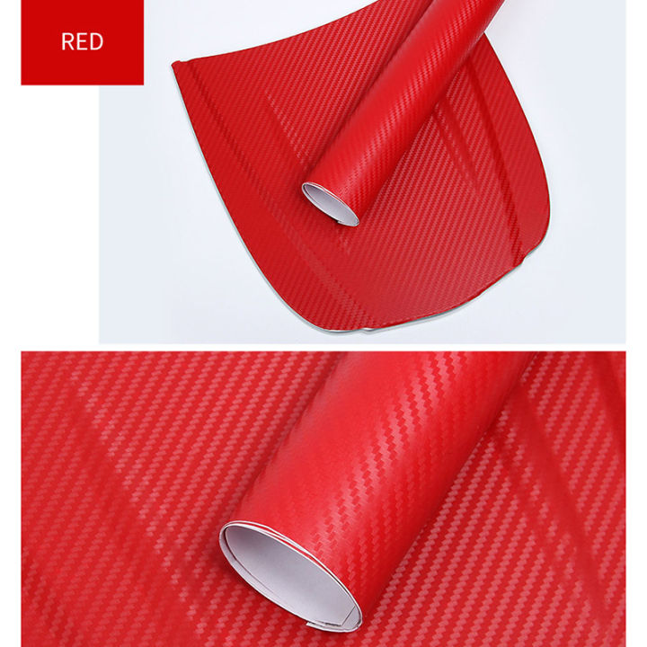 3D Carbon Fiber Vinyl Car Wrap Sheet Roll Film Sticker Decal 127x30cm ...