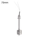 High Precision 45-250mm Double Ball Float Switch Float Switch Tank Pool Flow Sensors Tank Liquid Water Level Sensor Stainless Steel. 