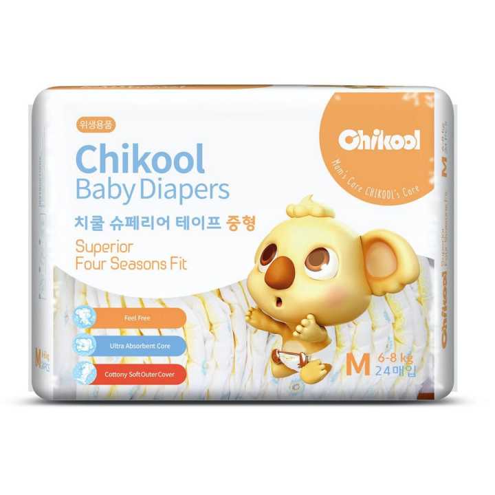 Chikool Superior Tape Diapers Medium (M-24)