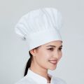 Catering Services Accessories Adjustable Mushroom Caps Washable Durable Chef Cap White Resuable Cook Hats Restaurant. 