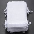 ARELENE 150 Pieces 4 By 6 Inch Organza Gift Bags Drawstring Jewelry Pouches Wedding Favor Bags (White). 