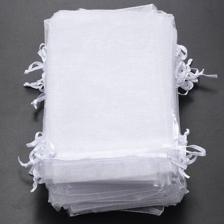 ARELENE%20150%20Pieces%204%20By%206%20Inch%20Organza%20Gift%20Bags%20Drawstring%20Jewelry%20Pouches%20Wedding%20Favor%20Bags%20(White)%20-%20Image%206
