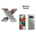 Google Pixel 6a 6 Pro 7a 7 Pro 8a 8 Pro 9 9 Pro XL Cover Clear Transparent Shockproof Soft Tpu Cover Case. 
