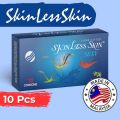 Skinless Skin 5-in-1 Premium Quality Condoms (10 pcs) – Dotted, Ribbed & Contoured, Vanilla Scented, Extra Lubricated, Made in Malaysia. 