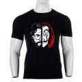 Binay Embroidery Black Casual Cotton Printed T-Shirt For Men - Fashion | T-Shirts For Men | Men's Upper Wear | T-Shirts |. 