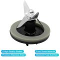 Blender Blade Compatible for Cuisinart Blender Replacement Parts for CBT-500, SB5600, CB600, with 2 Sealing Gaskets. 