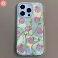 Luxury Ripple Luster Bracelet Case for Redmi A3 13C 13 12C 10C 9C 10A 9 A1 9T 10 12 A2 9A Note 11 12 13 9 11s 10s 8 10 Pro Max Poco C65 X6 C61 M3 Romantic Fantasy Retro Rose Case. 