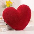 Red Heart Pillow Cushion Toy Throw Pillows Gift For Kids Friends Children Girl Valentines Day Fit For Living Room Bed Room Dining Room Office. 