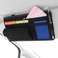 Car Visor Organizer Car Visor Sunglasses Holder Visor for Car Interior Car Accessories Visor Organizer for Trucks Black. 