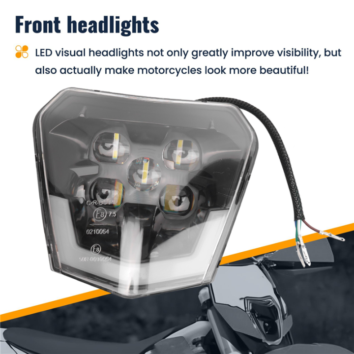 NAMUNY%203X%20Dirt%20Bike%20LED%20Headlight%20for%20Pit%20Bike%20ATV%20TC%20FE%20TE%20EXC%20XCW%20SXF%20SX%20125%20250%20300%20350%20450%20500%20530%20-%20Image%203