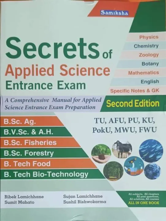 Secrets of Applied Science Entrance Exam | Daraz.com.np