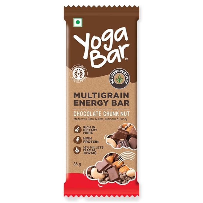Yogabar Snack Bar Chocolate Chunk Nut 38g