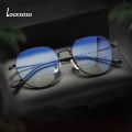 Metal Frame Blue Ray Cut Hexagonal Black Trendy Transparent Lens Glasses For Men And Women | Fashion Unisex Blue Ray Cut Glasses. 