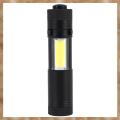 Kqueebee New Mini Portable Aluminum Q5 LED Flashlight XPE&COB Work Light lanterna Powerful Pen Torch Lamp 4 Modes Use 14500 or AA. 