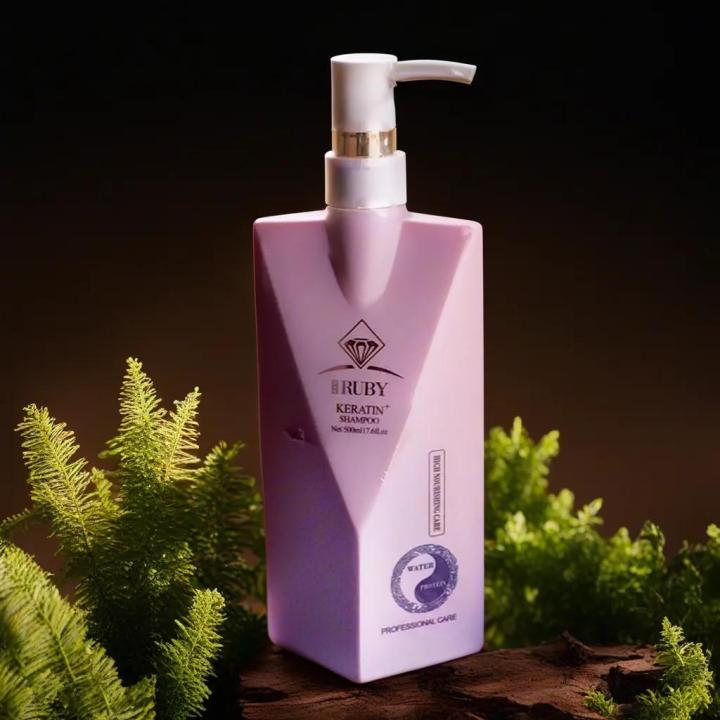 RUBY Keratin Shampoo for Silk and Smooth Hair - 500ml
