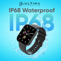 Ultima Nova Pro with 2.04" Amoled Display, Bluetooth Calling Smartwatch, IP68 Waterproof, Always On Display with Zinc Alloy Meta Frame Smart Watch. 