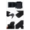 New Weight Lifting Hook Grips with Wrist Wraps Hand-Bar Wrist Strap Gym Fitness Hook Weight Strap Pull-Ups,Red. 