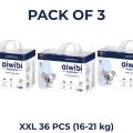 Aiwibi Premium Pant Diapers  XXL 36 Pack Of 3. 