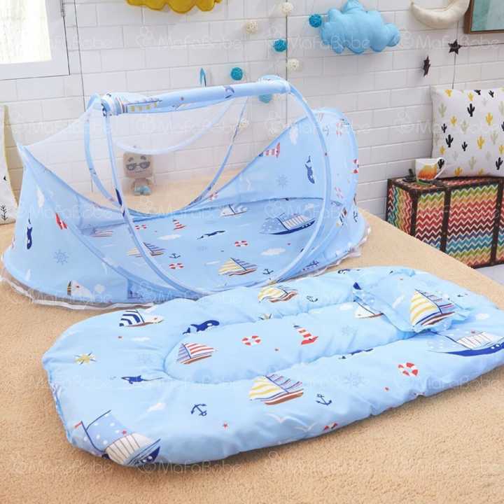 Baby bed tent with mosquito net and pillow hotsell