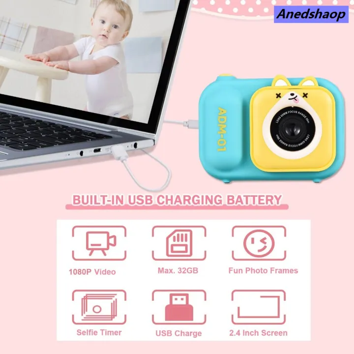 Anedshaop%20S11%20Kids%20HD%20Digital%20Mini%20Camera%20Dual%20Lens%202point4inch%20women>women%20IPS%20Screen%20Built%20In%20Battery%20Selfie%20Tripod%20-%20Image%206