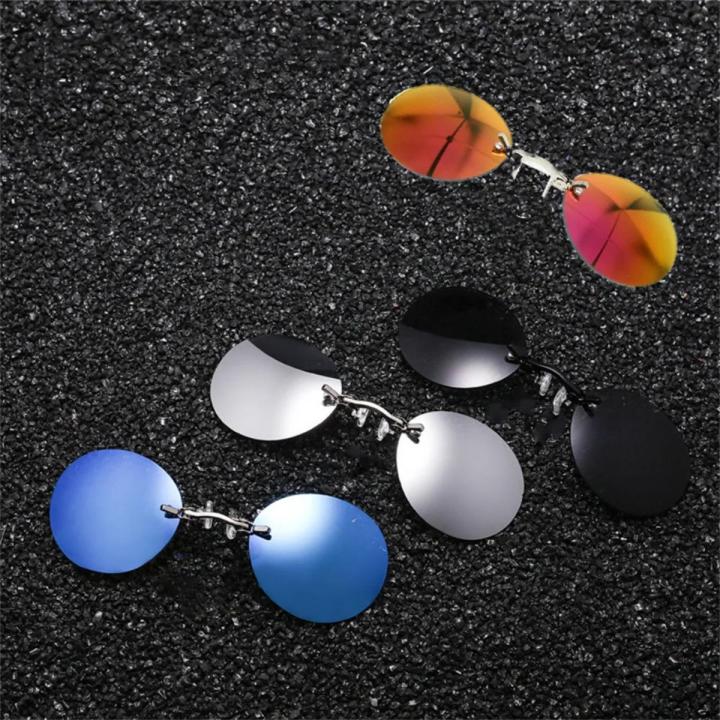 1pc%20Clip%20On%20Nose%20Glasses%20Round%20Rimless%20Metal%20Frameless%20Small%20Glasses%20Vintage%20Mini%20Men's%20Eyeglasses%20Hip%20Hop%20Eyewear%20Accessories%20-%20Image%203